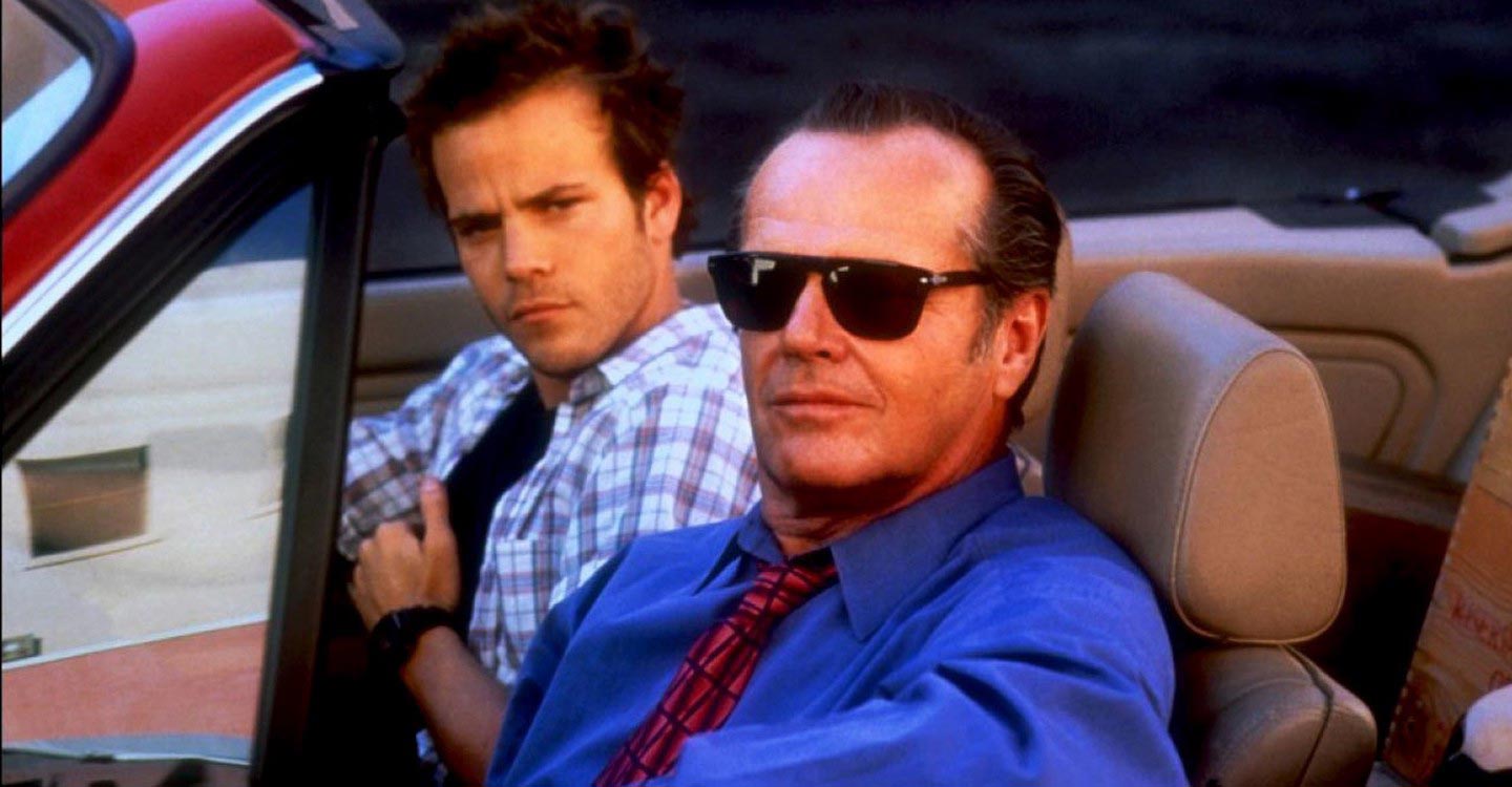 Fotograma de la pelicula Sangre y vino con Jack Nicholson